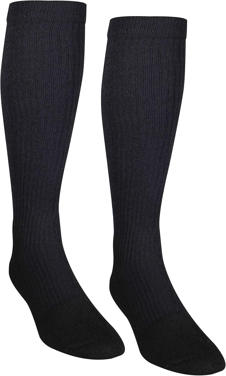 Compression Socks, 15-20 Mmhg Support for Men, Padded Cushion Foot, Knee High, C