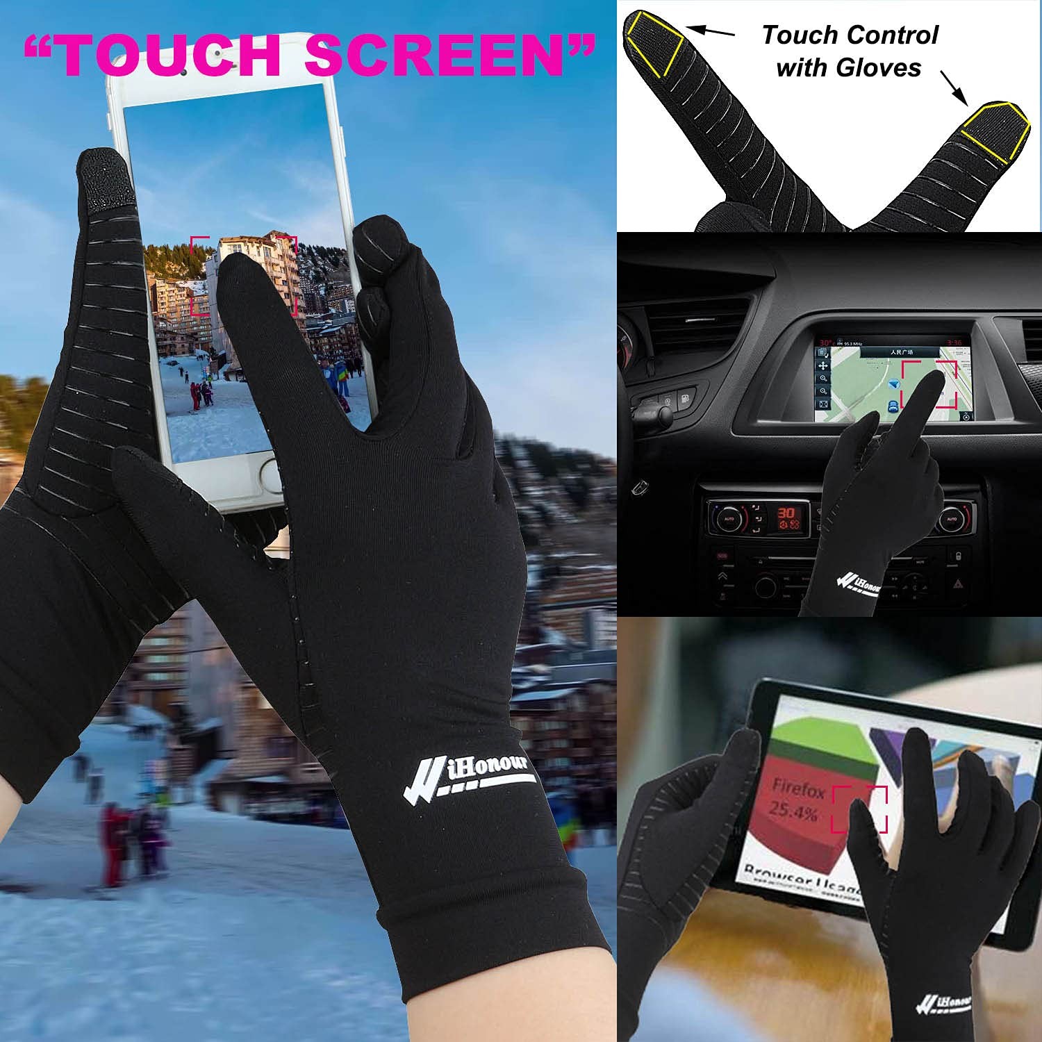 Big Mango Copper Compression Gloves X-Large (2 Pairs)