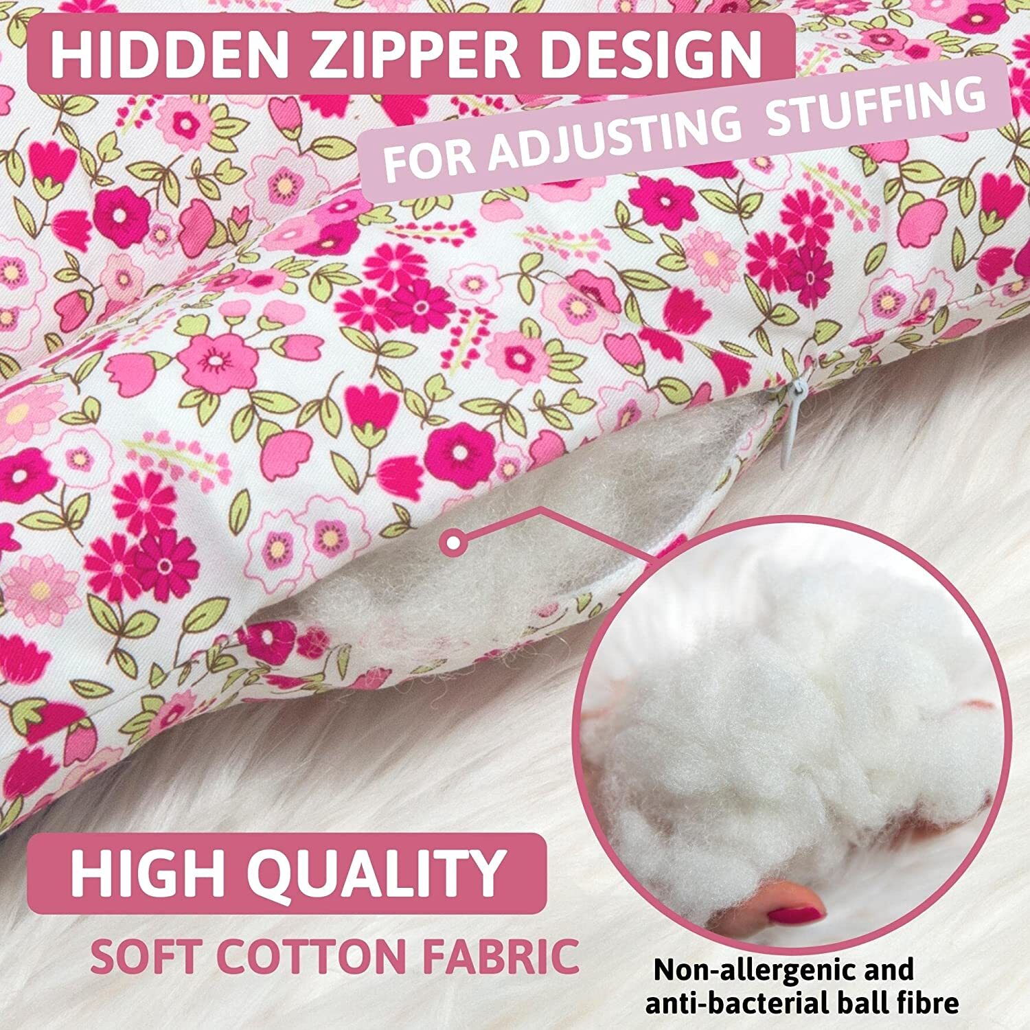 Mastectomy Pillow Post Heart Surgery Chemo Patients Seatbelt Protection Gift