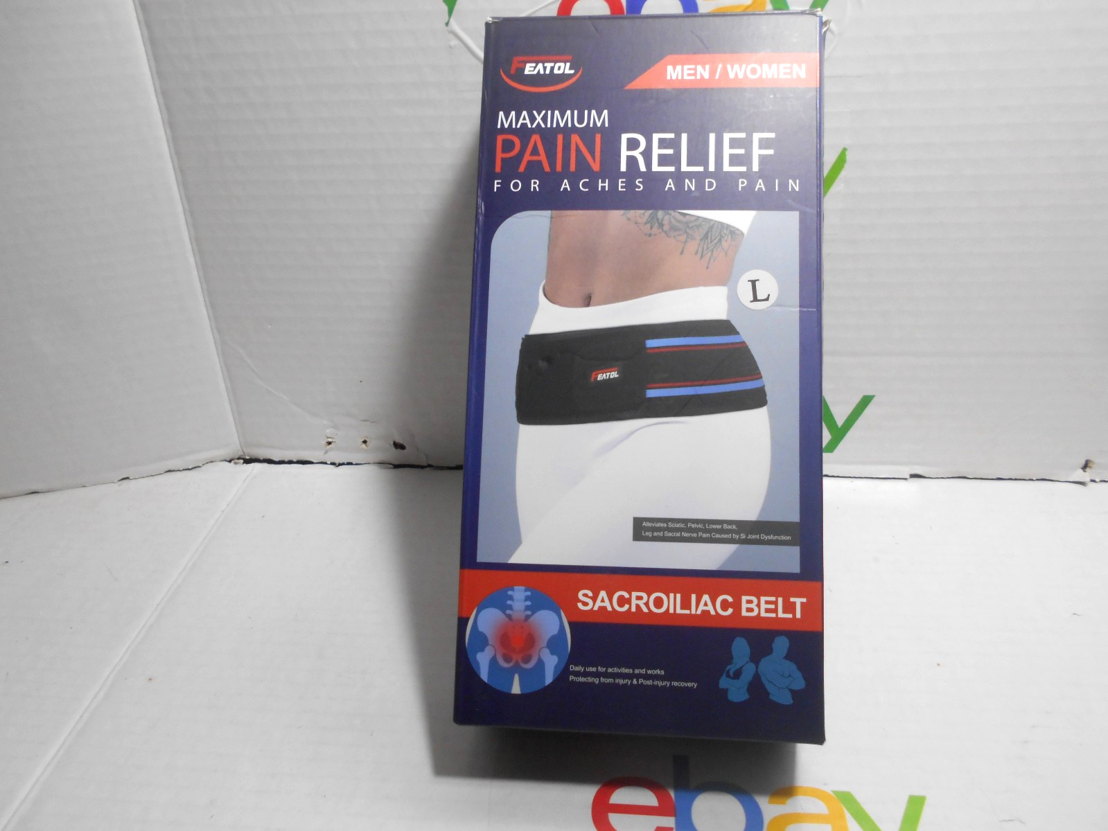 Featol Sacroiliac Belt Size Large Maximum Pain Relief For Men Or Women