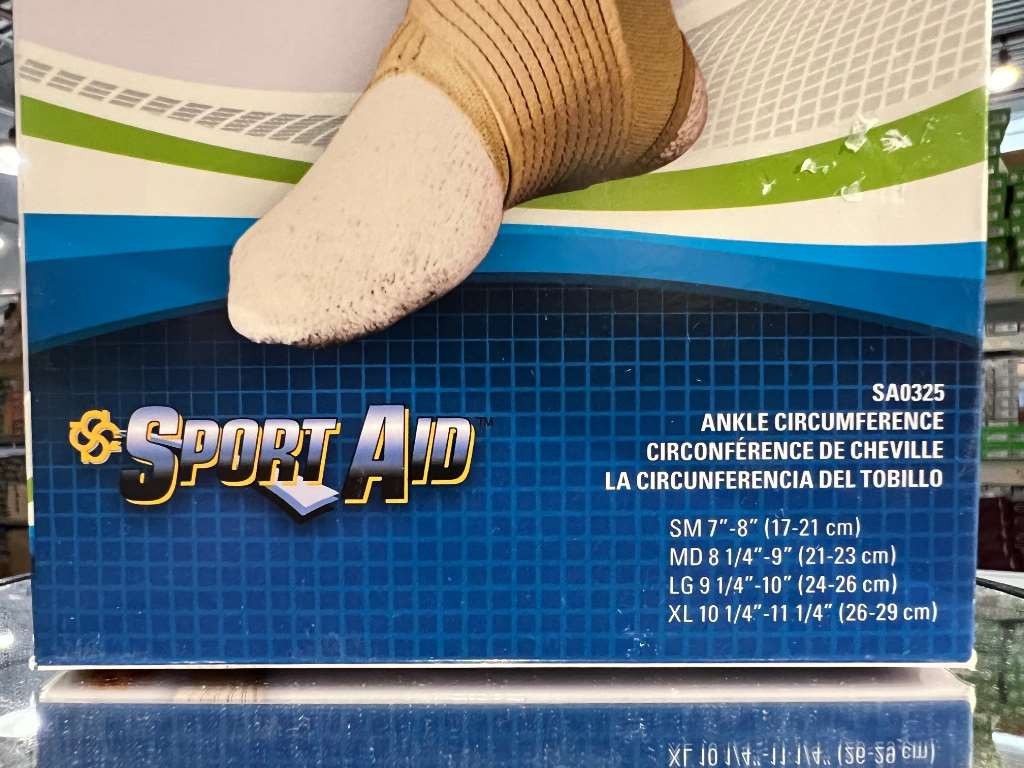 Sport Aid Double Strap Ankle X-Large (10.25-11.25″ Ankle Circ.)