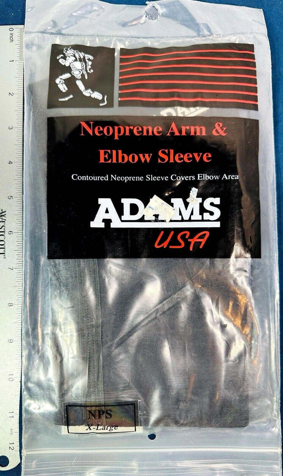 Adams Youth Neoprene Arm & Elbow Sleeve Length 10.5″ XLarge NPS-XL-BK (G)