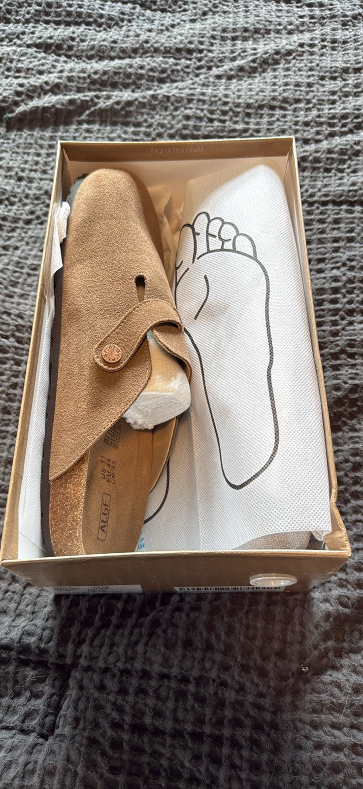 ALGF Orthopedic Shoe Taupe US 11 Foot Orthotic Support MPN 1128