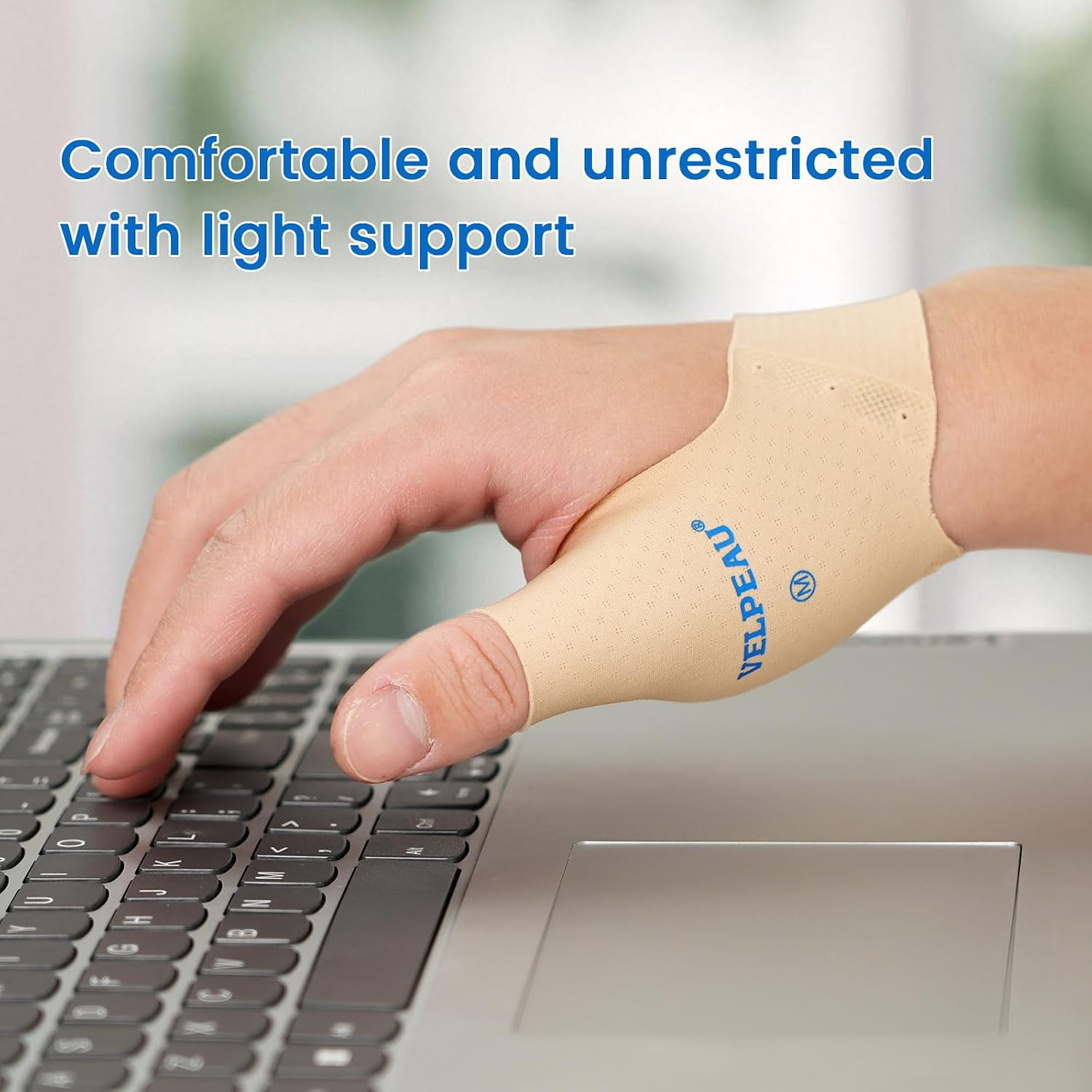 Thumb Compression Sleeve for Tendonitis (Pack of 2), Seamless Technology, Glo…