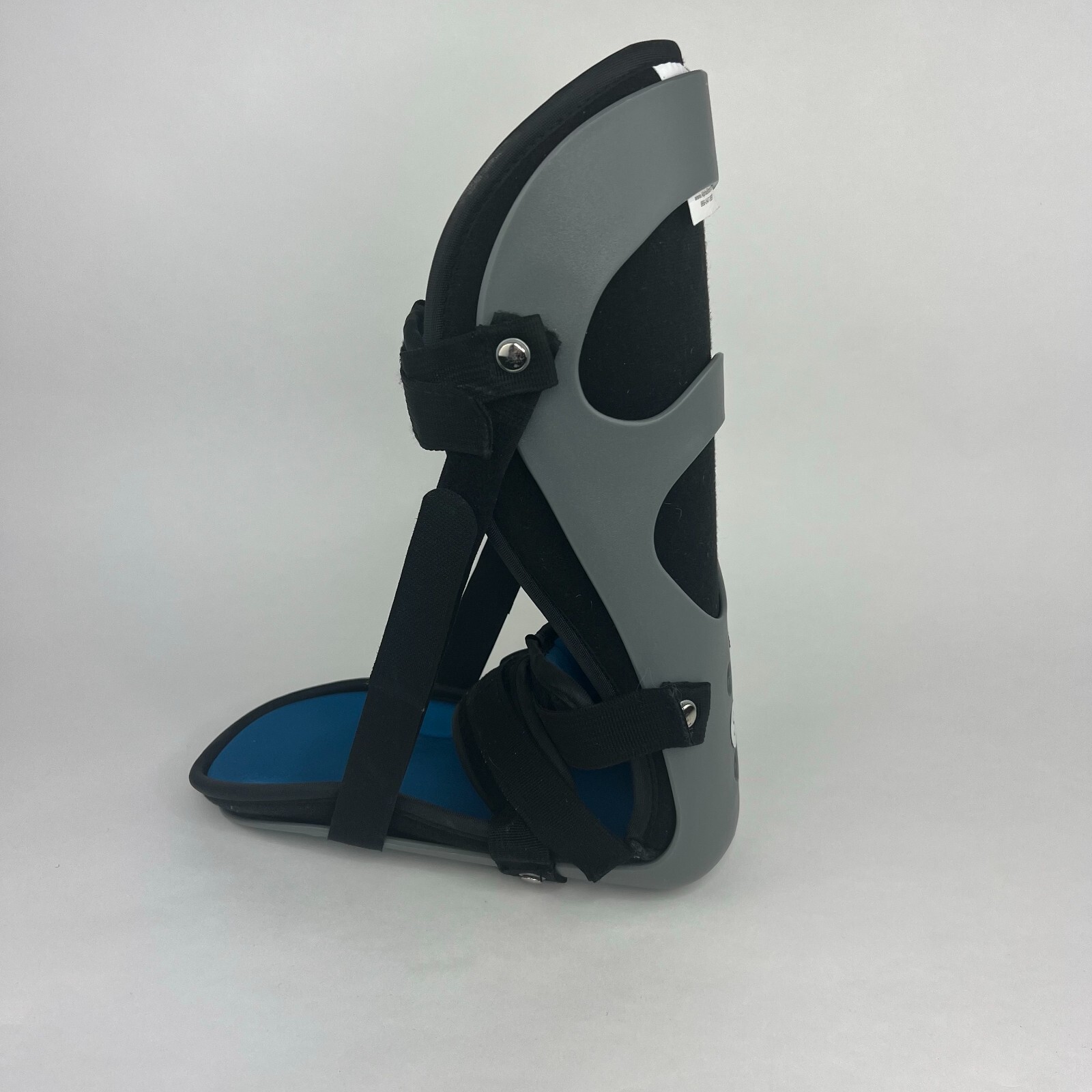 Alpha Medical Plantar Fasciitis Adjustable Night Splint Small Black Padded