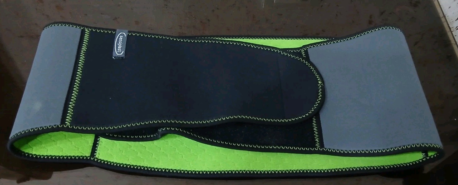 Sensiplast Neoprene Waist Trimmer Belt Sweat Sauna Wrap Gym Fitness L-XXL Used