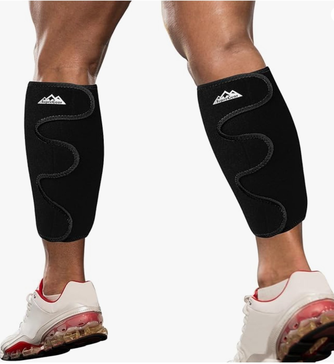 Calf Brace Adjustable Shin Splint Support Leg Compression Wraps Men/ Women 2 PCS