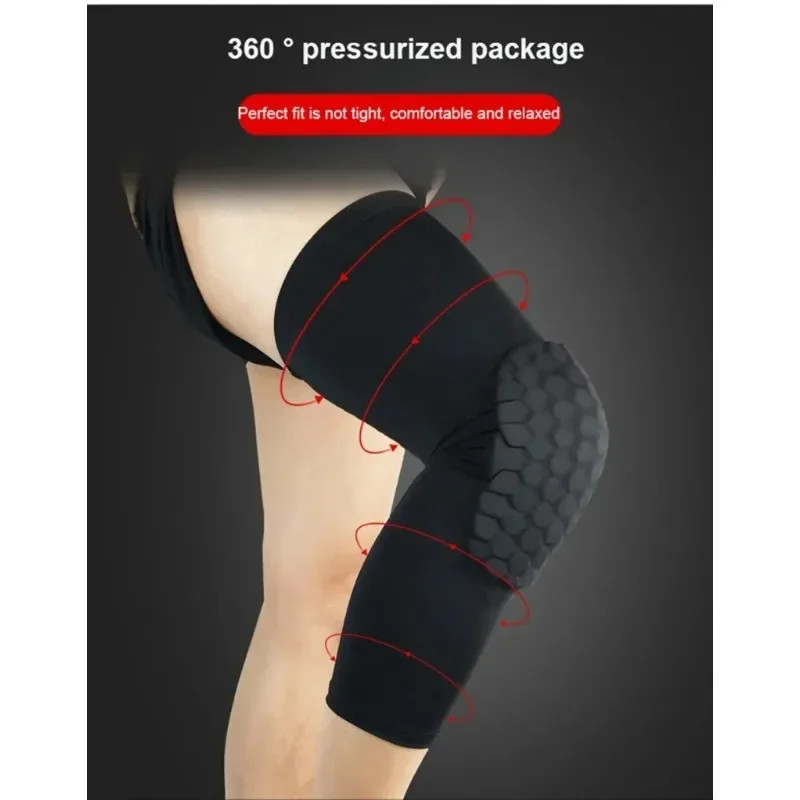 1PC Sports Knee Support Compression Brace, Adjustable Knee Pad for Volleyball, B