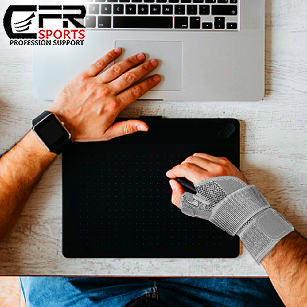 Thumb Wrist Support Brace Splint Carpal Tunnel Sprain Adjustable Right Left Hand