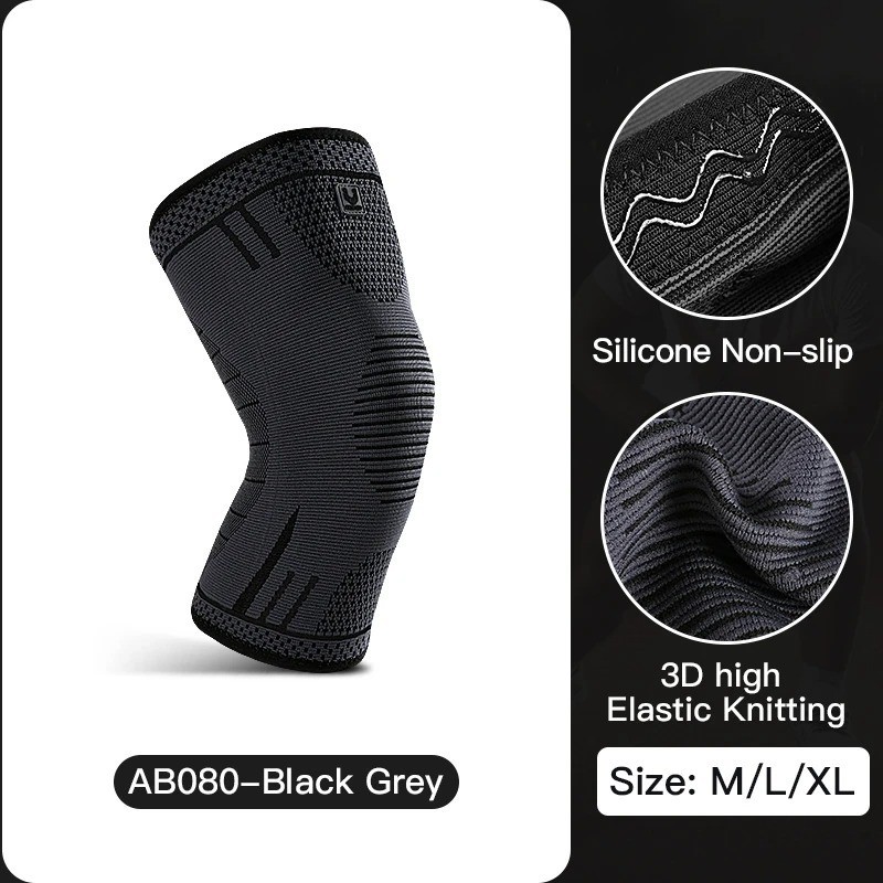 Knee Compression Sleeve Brace Support Pad Sports Knee Running Gym Basketball
