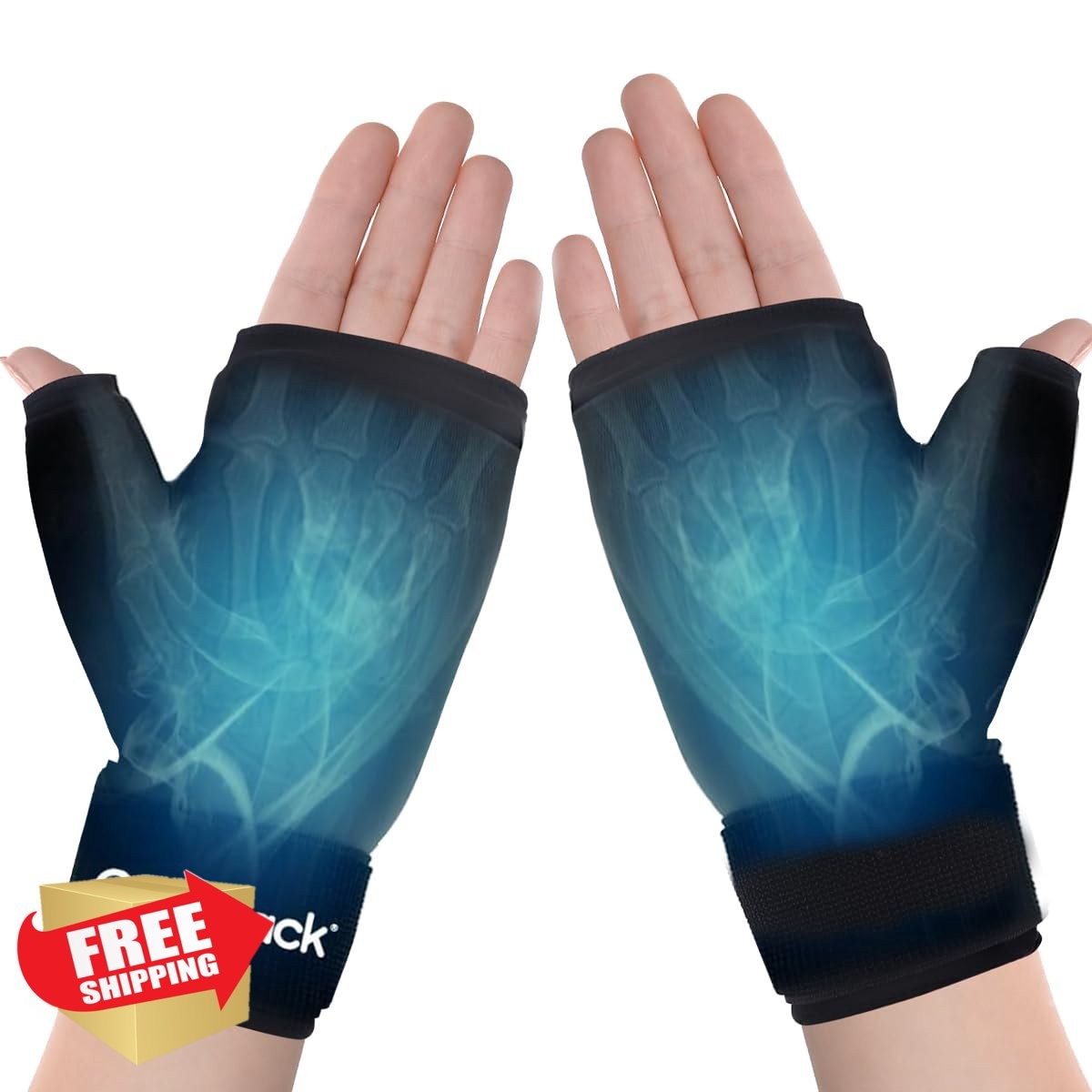 Comfpack 2pc Hand Ice Pack Gloves Arthritis Wrist Carpal Tunnel