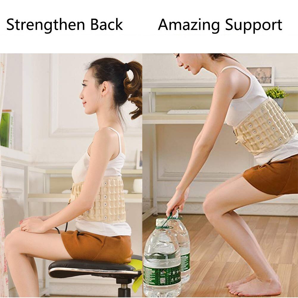 Decompression Brace Lumbar Belt Spinal Support Back Extender Belt Traction Tool