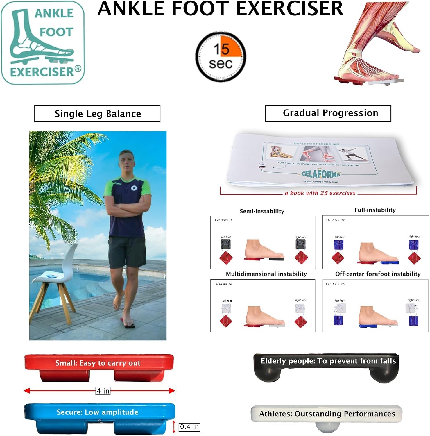 Ankle Foot Exerciser Ankle Strengthener for ankle sprain relief, Foot Strengt…