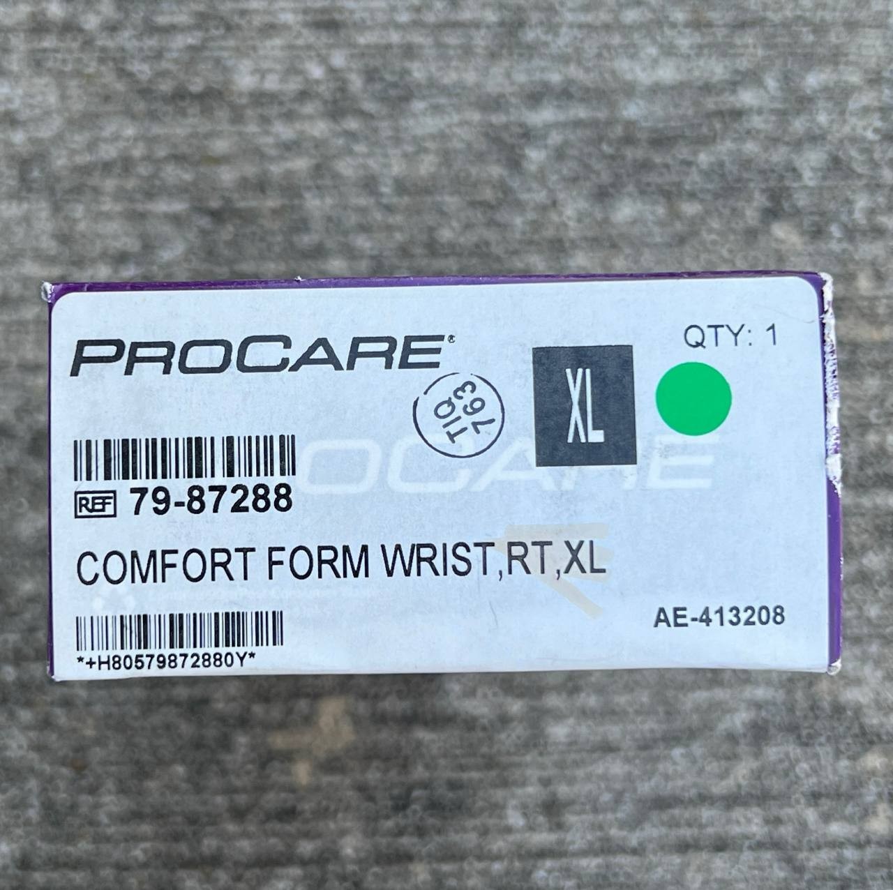 Procare 79-87288 Comfort Form Wrist, Right, XL