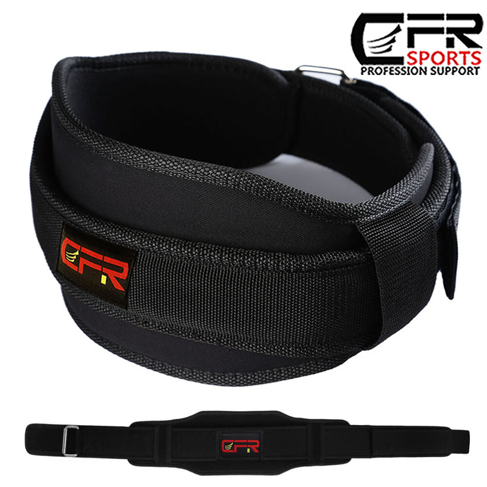 Lower Back Support Belt Exercise Lumbar Waist Brace Pain Relief Weight Lifting @