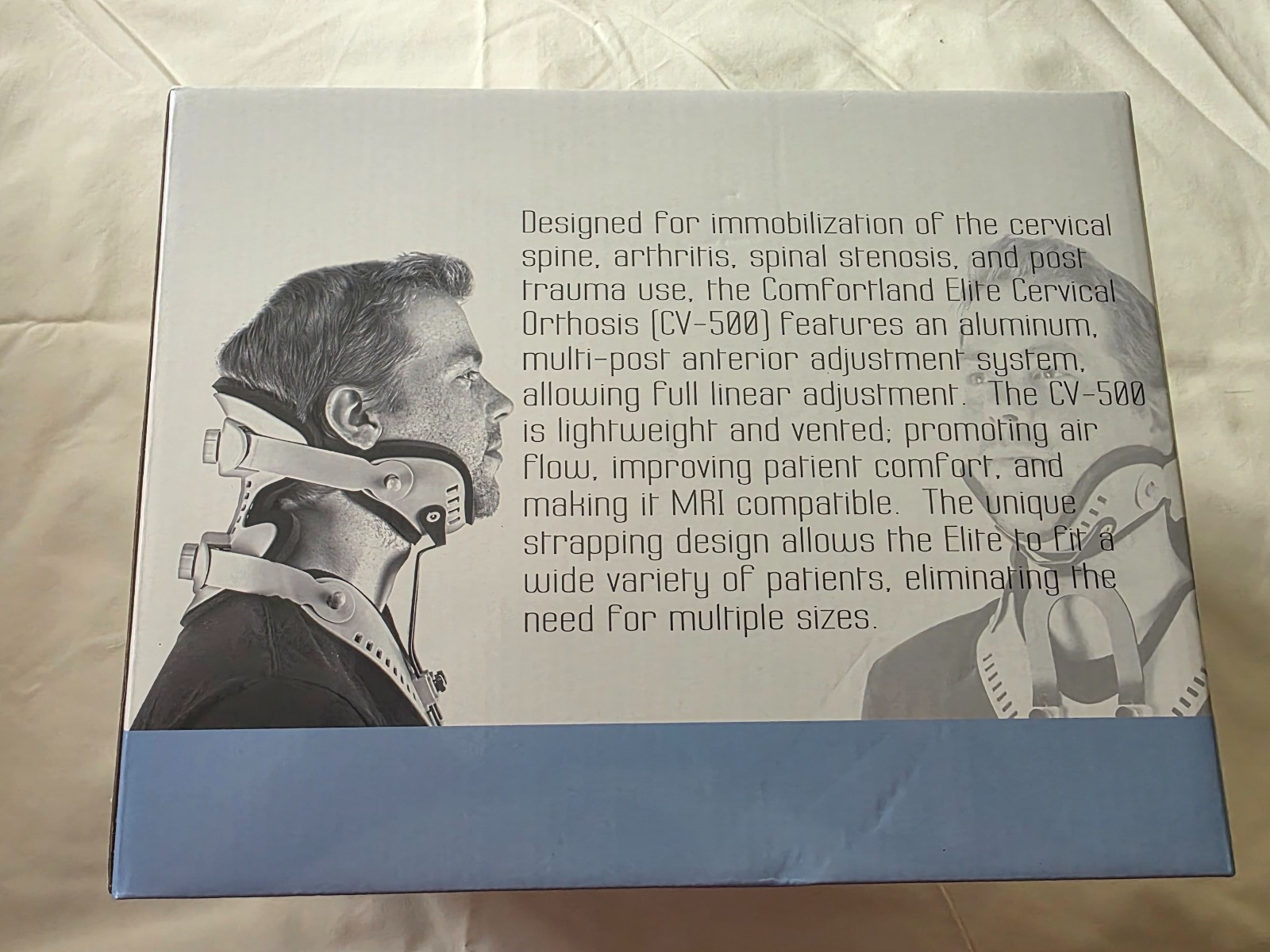 Cervical Collar Comfortland Elite Cervical Orthosis CV-500 Maximum Neck Brace