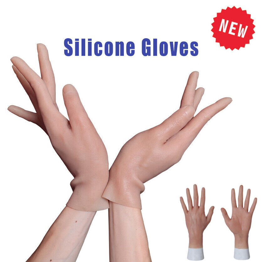 KnowU Silicone Female Gloves High Simulation Crossdresser Hand Cover Scars