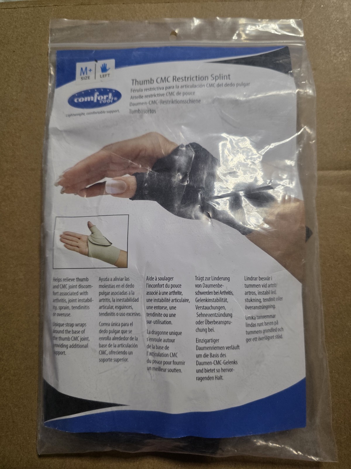 Comfort Cool Thumb CMC Restriction Splint