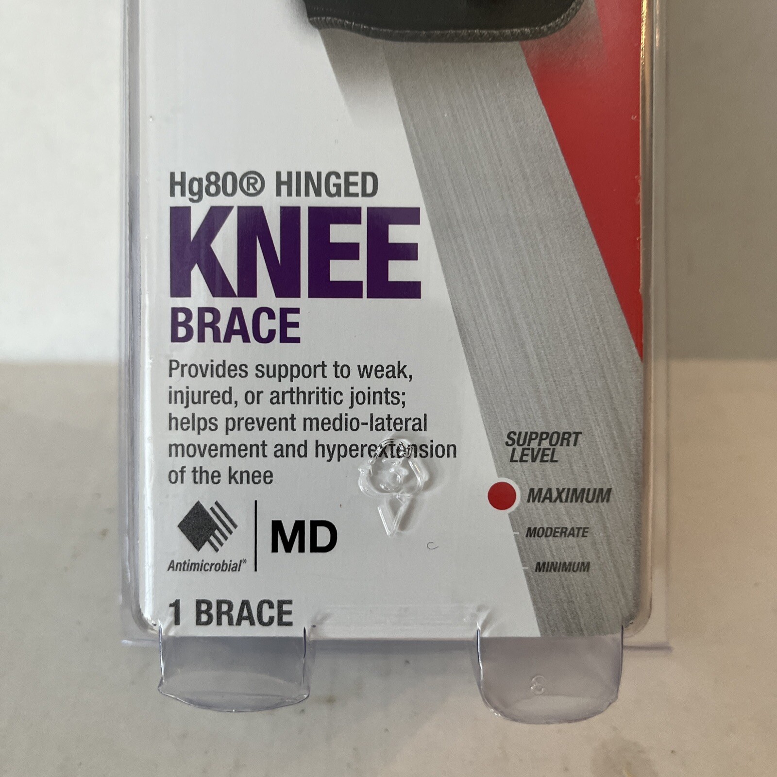 Mueller Sport Care HG80 Hinged Knee Brace Triaxial Hinge Maximum Support 54011