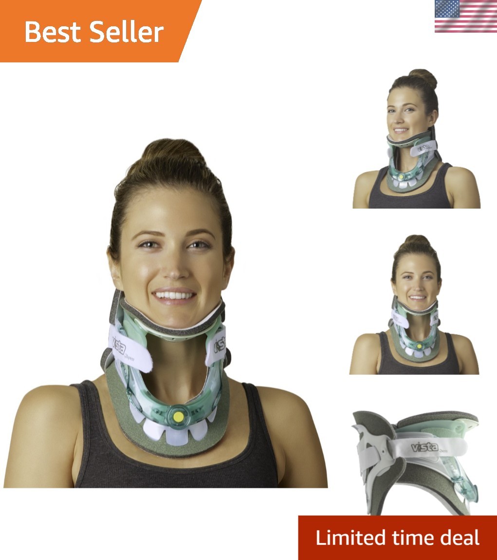 Vista Cervical Collar – Soft Cotton Neck Support with Easy Adjustability & Care