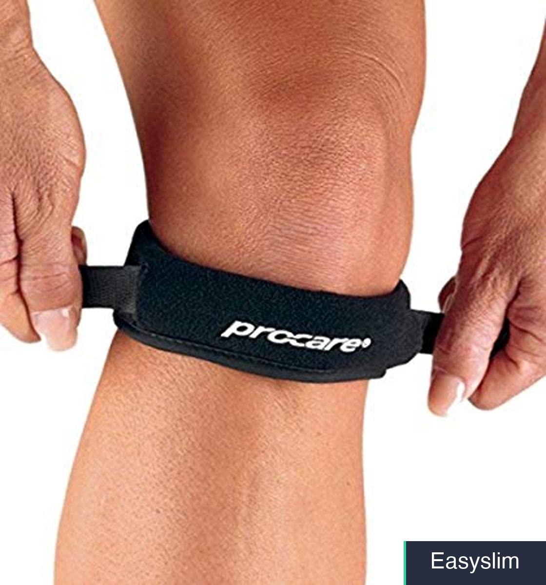 Patella Knee Support Strap Brace Black Nylon X-Large Universal Fit