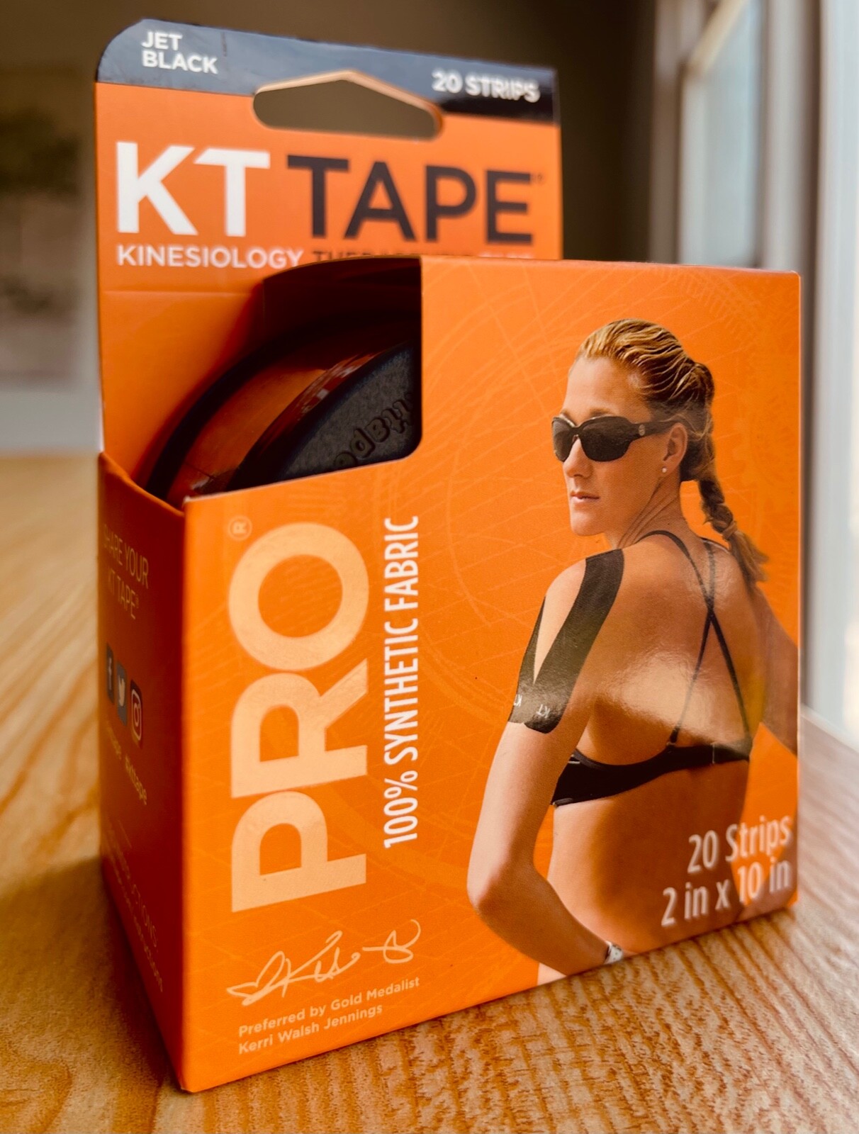 KT TAPE Kinesiology Therapeutic Tape – Black