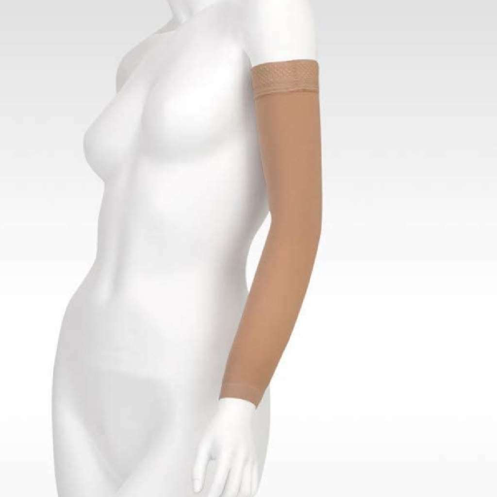 Juzo Soft BG I 5967 Armsleeve 30-40mmHg w/ Silicone Top Band Model: 2002MXCG – M