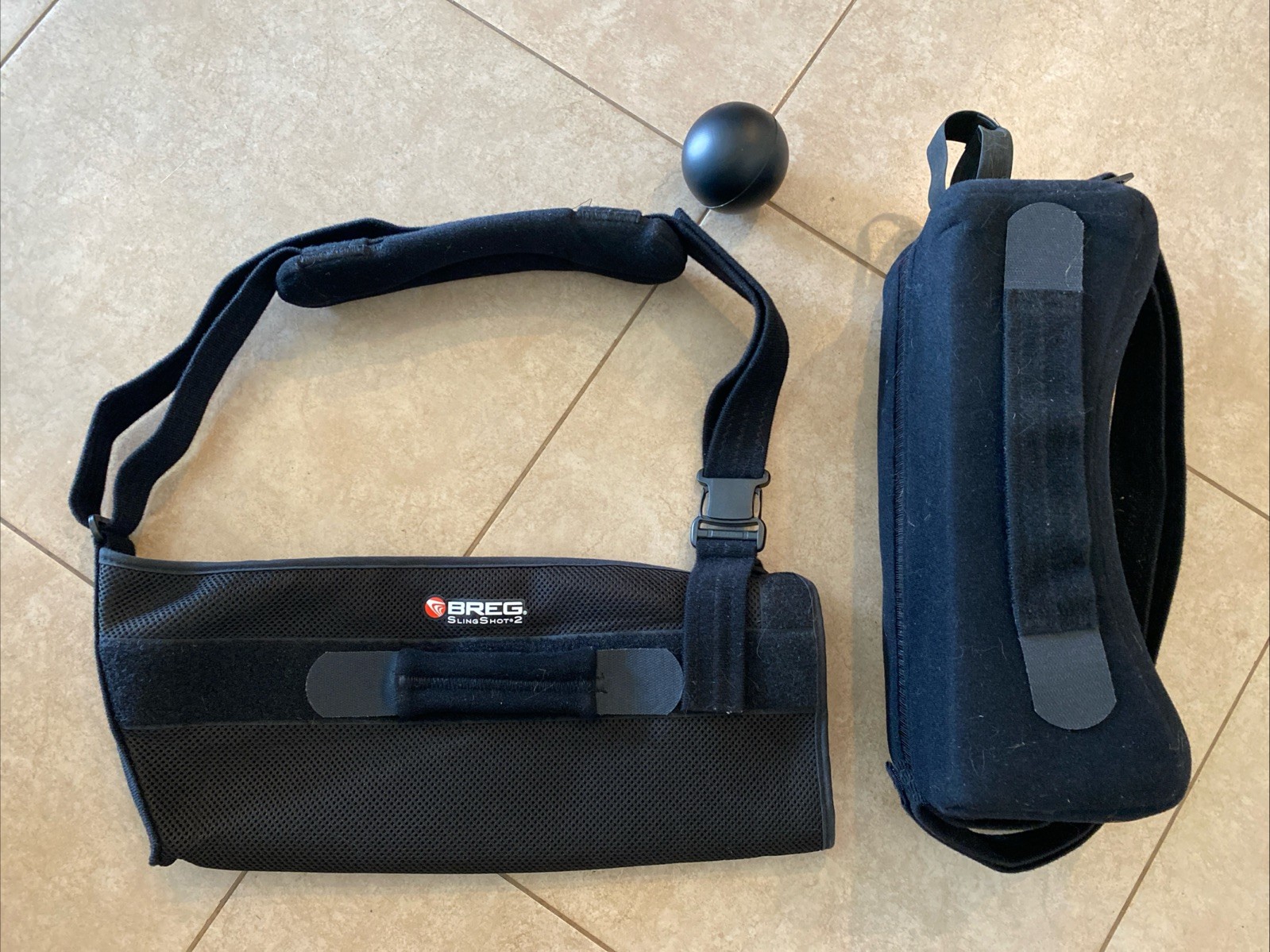 Breg SlingShot 2 Shoulder Brace Support Sling Size L Black Complete