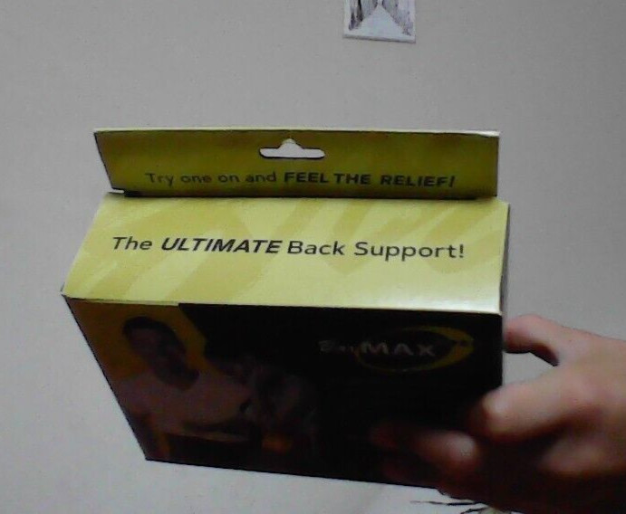 Bax Max Back Support lumbar never used perfect condition 4 in stock 3 XL, 1 XXL