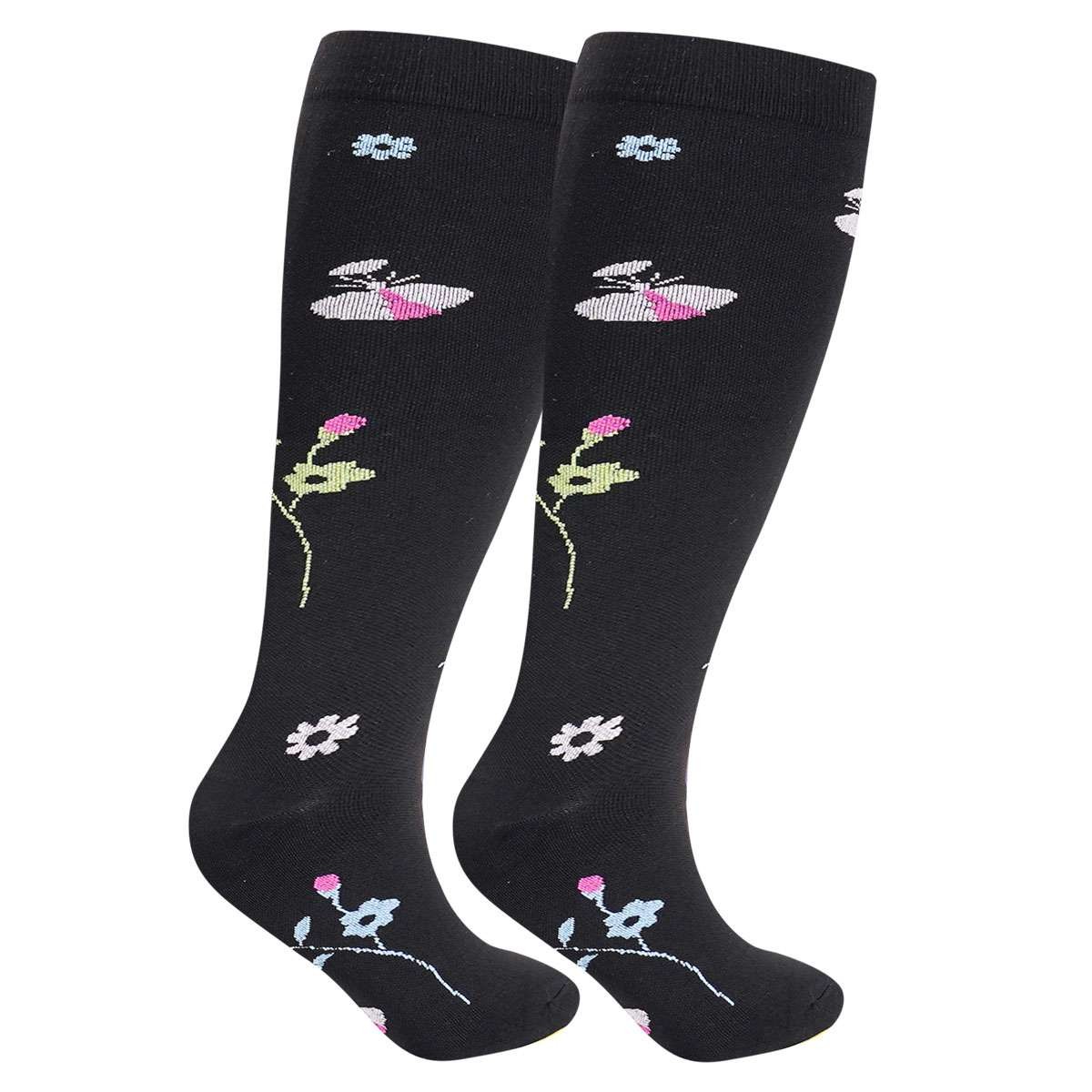 Men Women Plus Sized Compression Socks Medical Stockings Sock 2XL-4XL