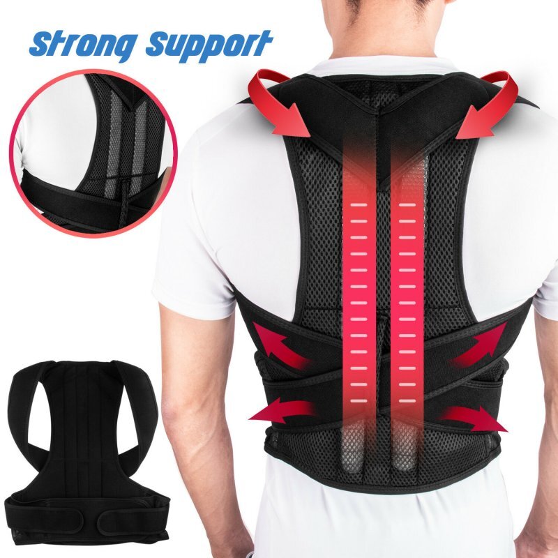 Adjustable Back Posture Belt Office Home Gym,Back Straightener Posture Corrector