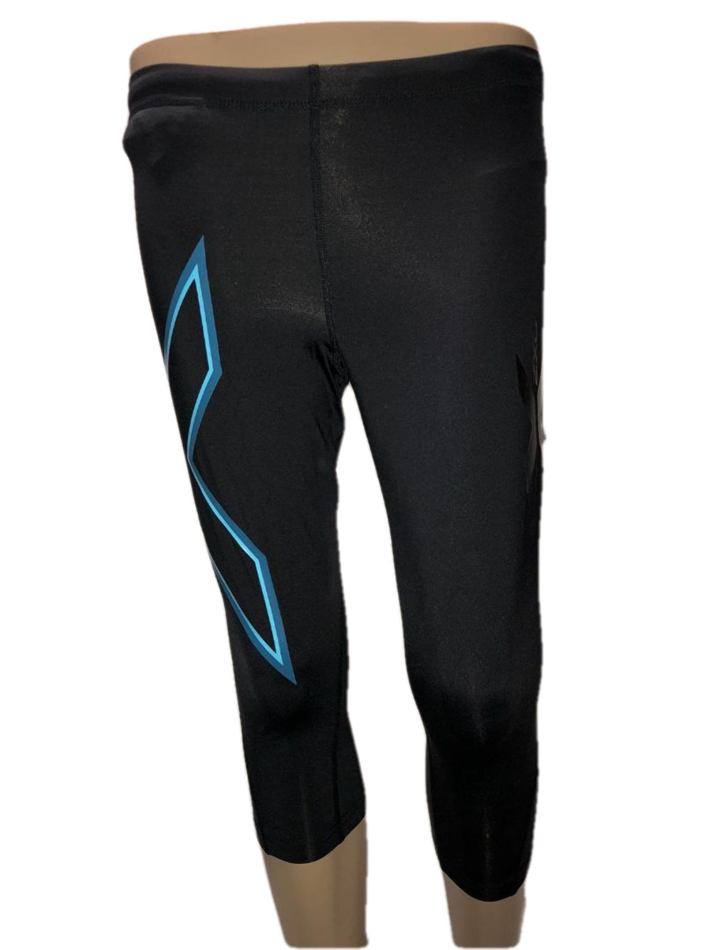 GREAT SAVINGS || 2XU | Womens Compression 3/4 Tights ( Black/Amalfi )