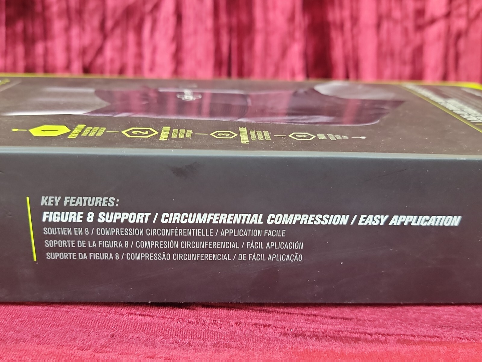 NEW NIP NIB Ankle Brace L Lace Up Adjustable Stabilization Ankle Instability LGE