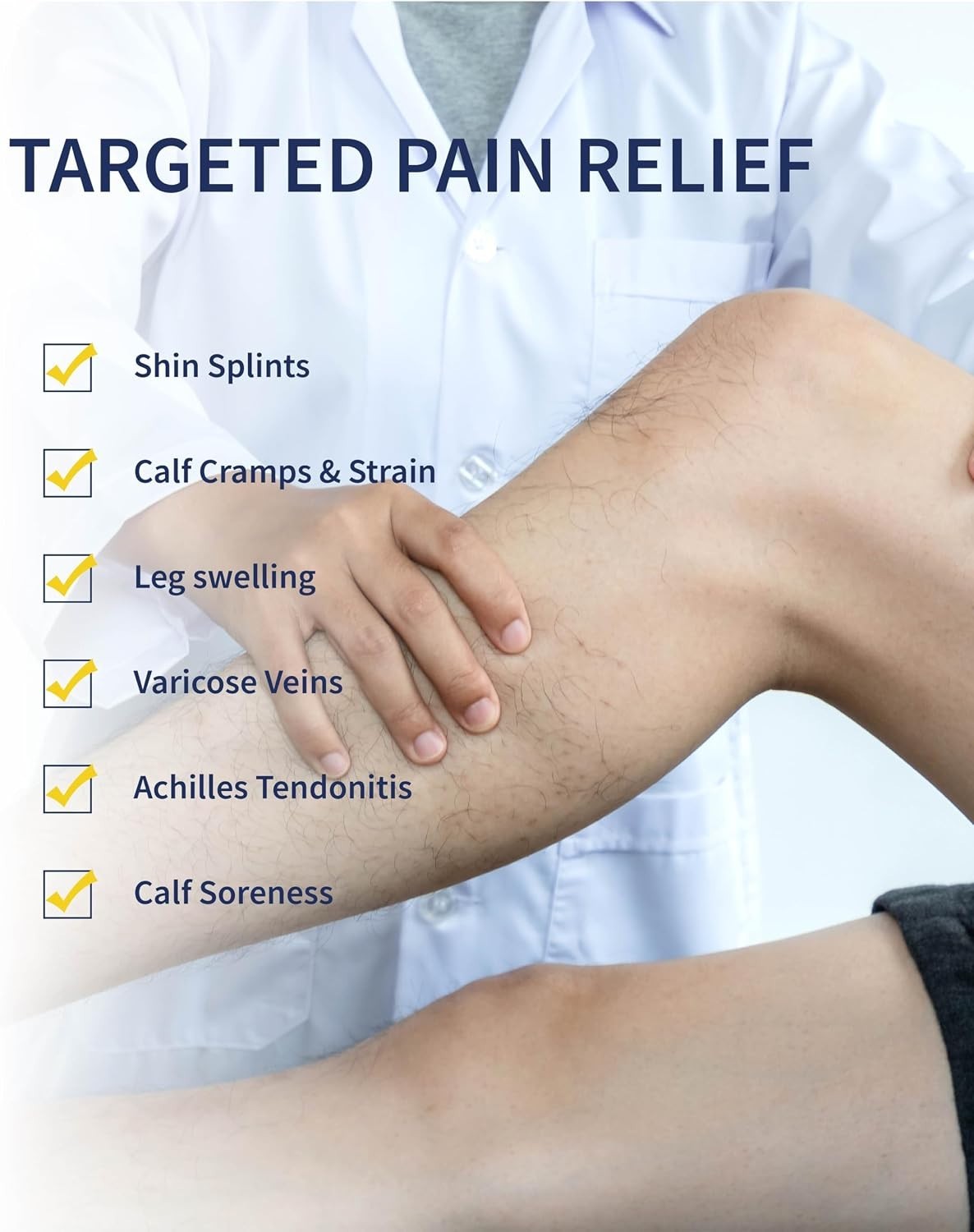 High-Stretch Calf Compression Sleeves – Supports Recovery & Enhances Performance