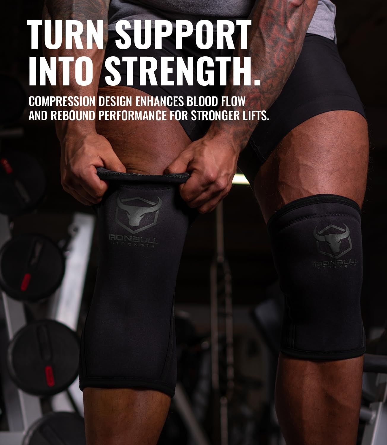 Knee Sleeves 7mm 1 Pair – Compression Brace & Knee Sleeve For Weightlifting, …