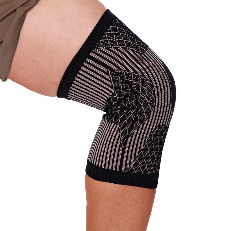 Copper Compression Knee Support Brace Joint Pain Arthritis Relief Sleeve Sport