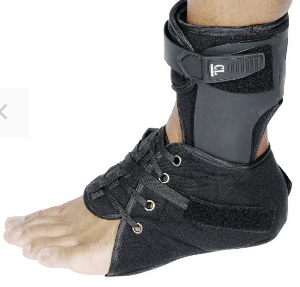 Comfortland ACCORD 3 Ankle Brace Medium Left Laced CL-301-3-L, Black