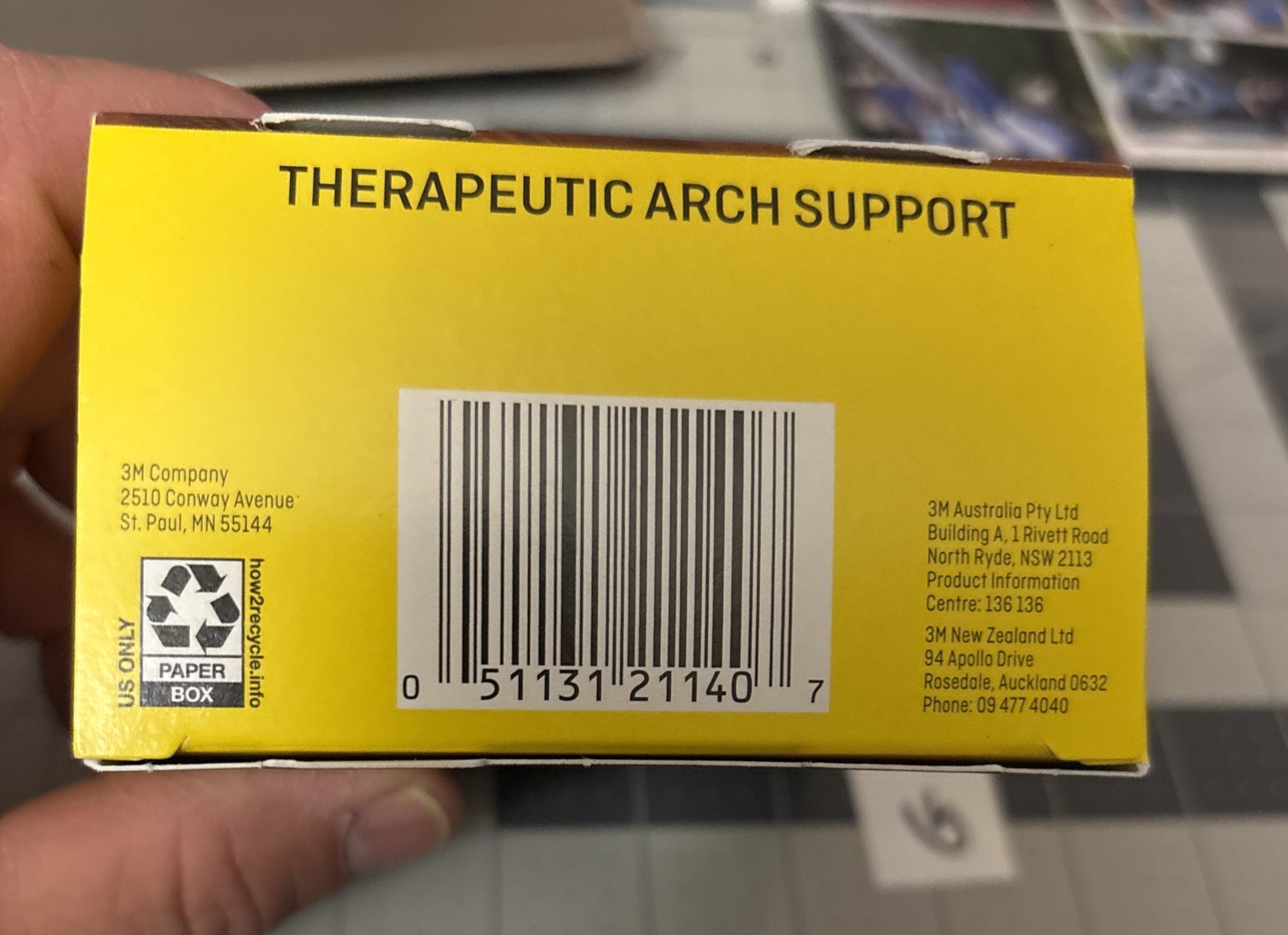 3M Futuro Foot Therapeutic Arch Support Adjustable Moderate Support, 1 Pair New