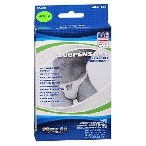Sport Aid SA0249 Adjustable Suspensory Elastic Waist Band Medium Latex Free 1ct