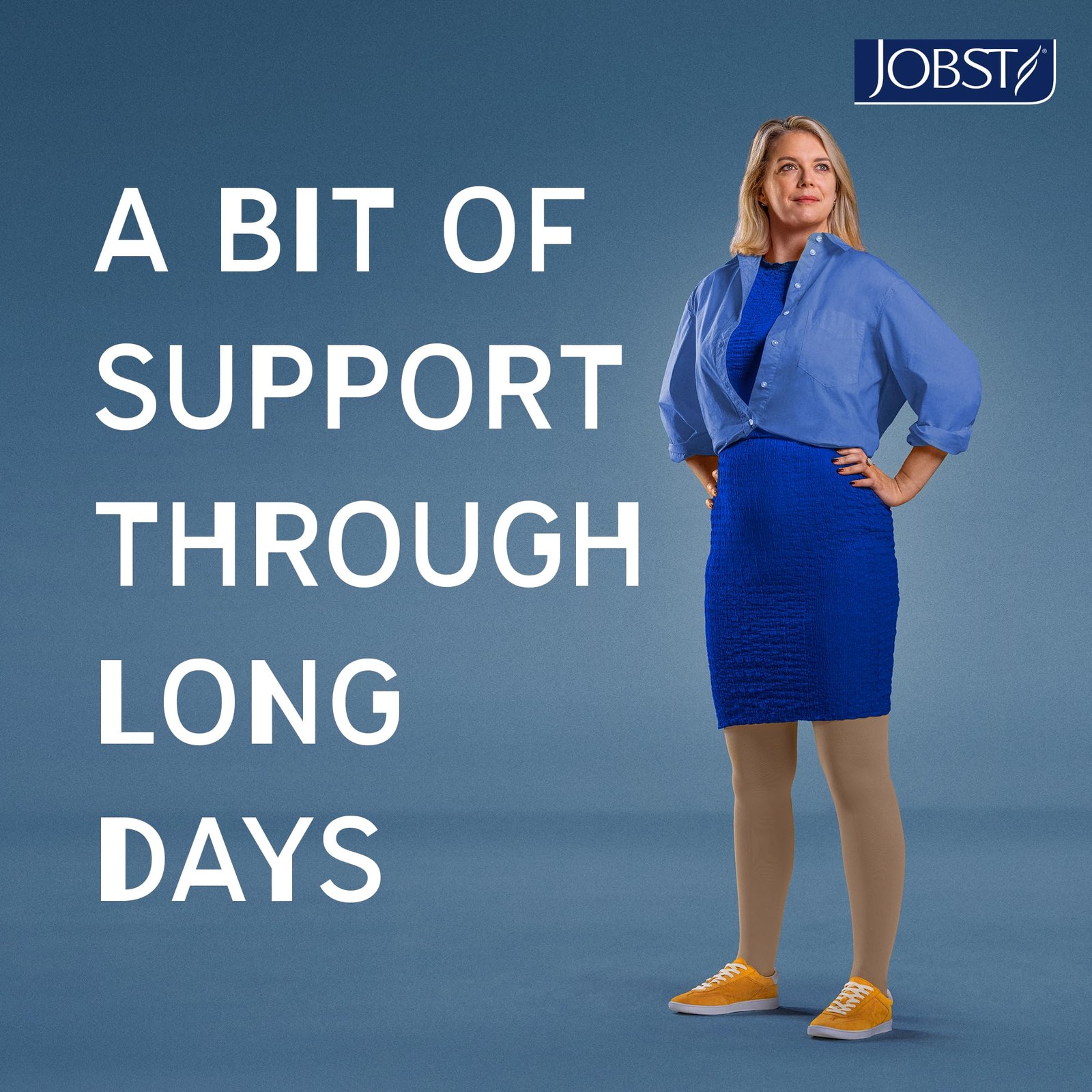 JOBST Medical Compression Socks Beige Unisex for Tired Aching Legs 1 Pack