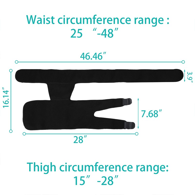 Compression Brace Groin Thigh Sleeve Hip Support Wrap for Sciatic Nerve Belt