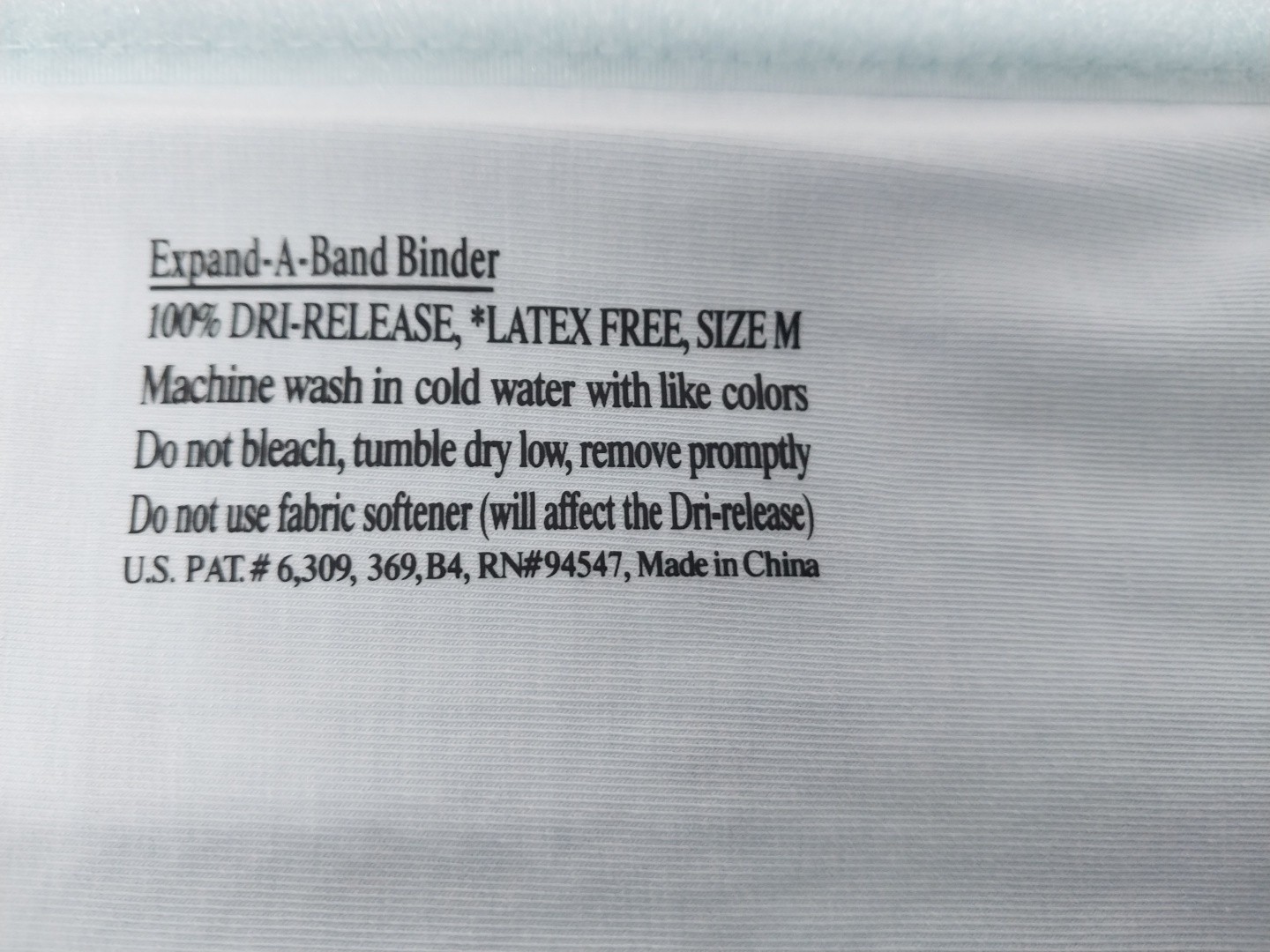 EaB Medical Compression Products Breast Binder Blue Floral Medium 34″- 36″Straps