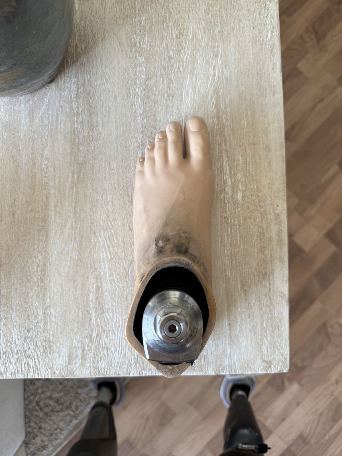 Prosthetic LEFT Foot Size 7.5 for Water Use (lands rough but still walks okay)