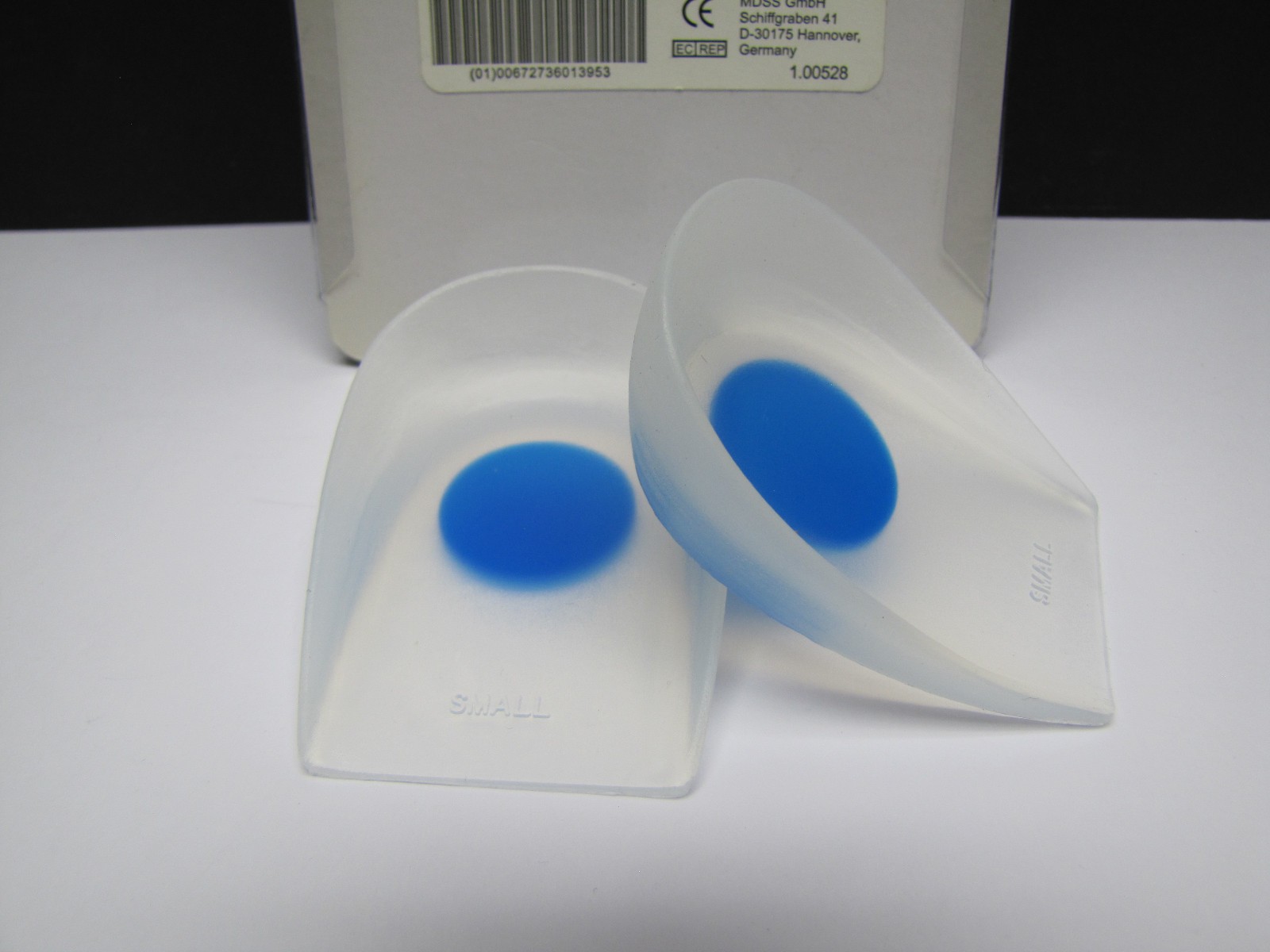 Breg Medical Grade Silicone Heel Cups Shoe Inserts – 11092 – Womens Size Small
