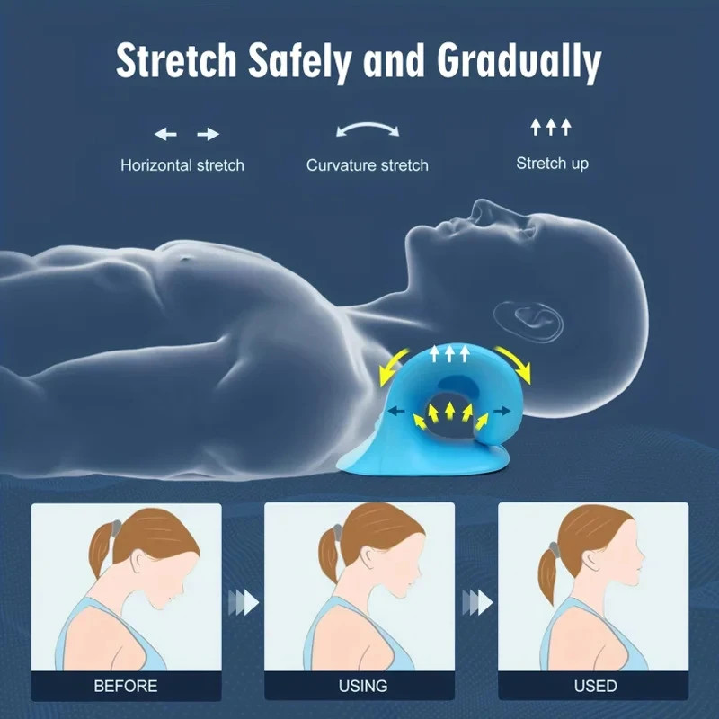 Neck Shoulder Stretcher Relaxer Cervical Spine Stretch Muscle Relaxation