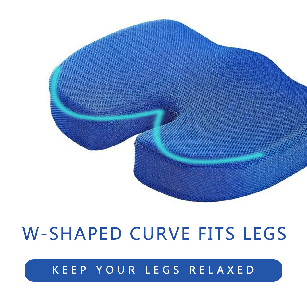 Memory Foam Coccyx Tailbone Seat Cushion Orthopedic Non-Slip Car Chair Pillow