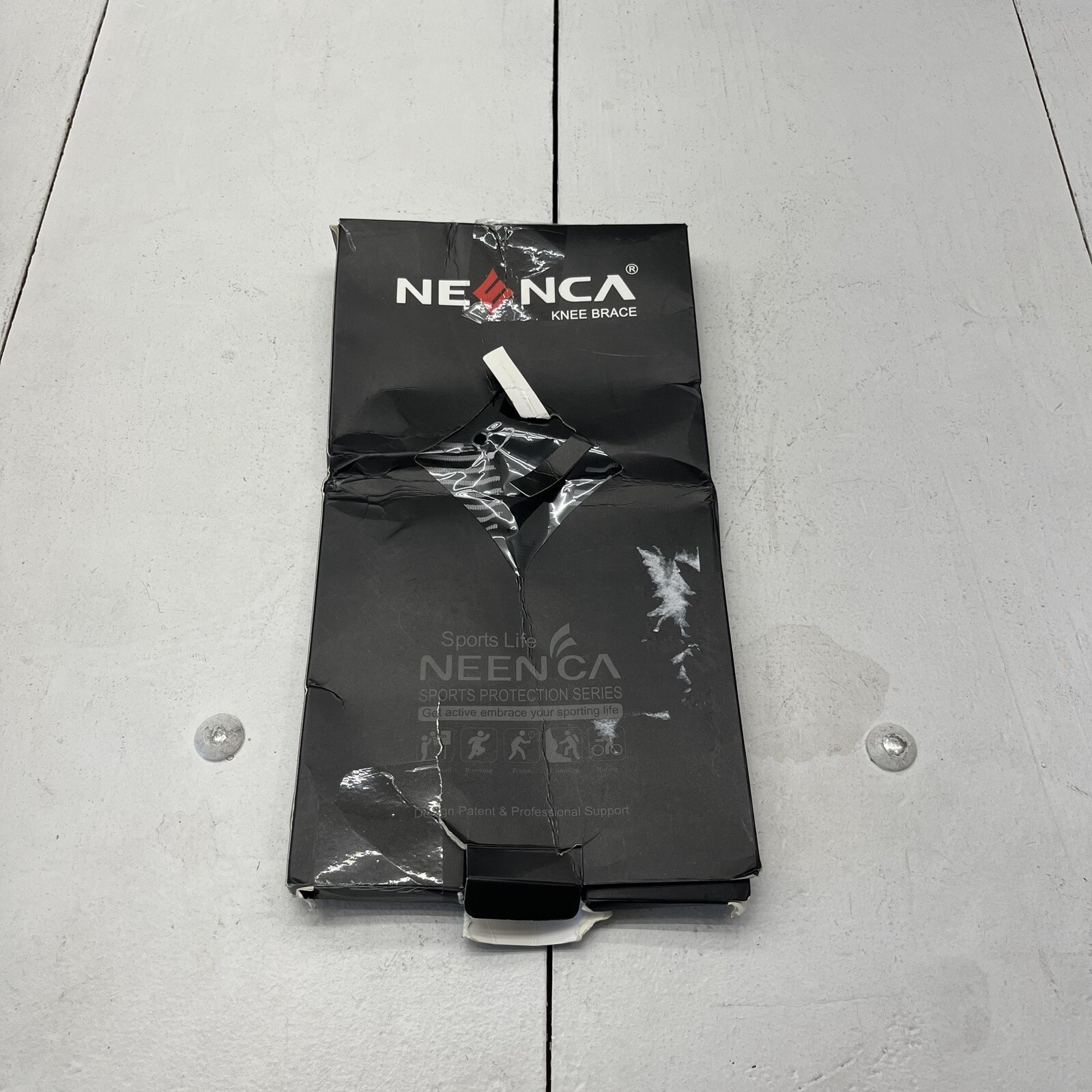 Neenca Black Professional Knee Brace For Pain Relief Unisex Adult Size Large
