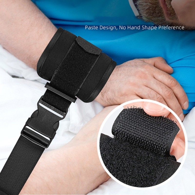2Pcs Quick Clip Wrist Restraint Strap for Easy Application Secure in Recovery