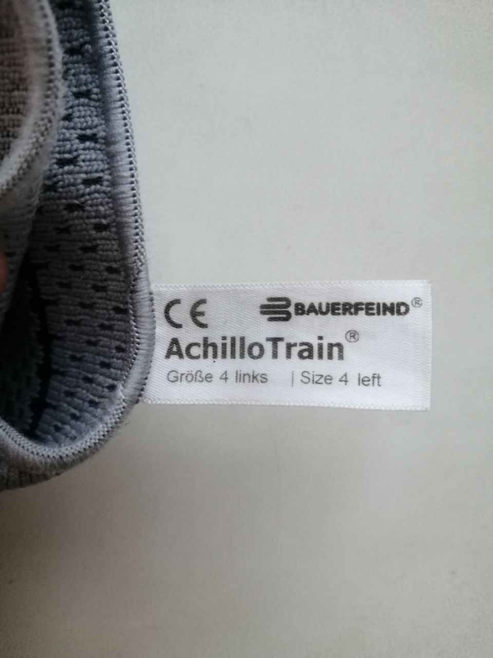 Bauerfeind Achillotrain Ankle Support Size 4, L Left Achillo Brace