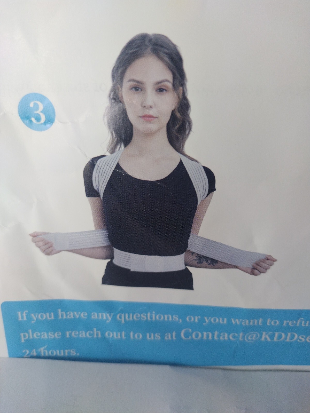 Back Posture Corrector KDD Adjustable Back Posture Brace Size S ,M, L